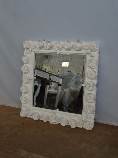 Square Rose Mirror